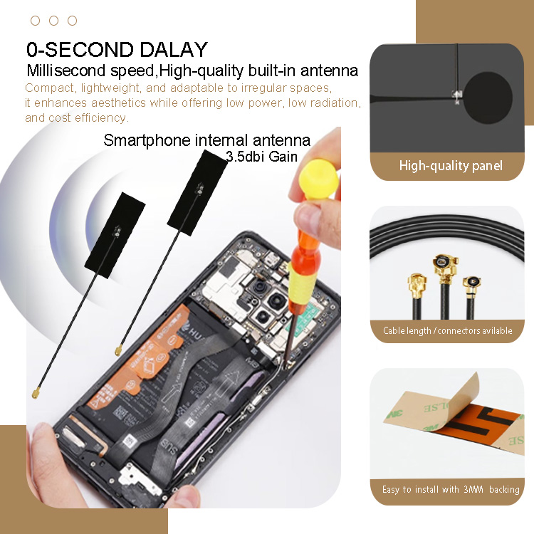 5G Wide Band LTE NR Built-in Flex Circuit Antenna