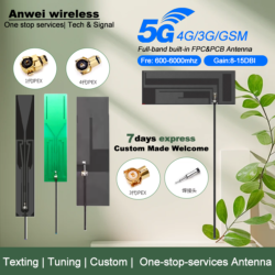 High Efficiency Low Profile FPC Antenna Widea Bandwidth FPC PCB Antenna for Smart Glasses & AR Eyewear